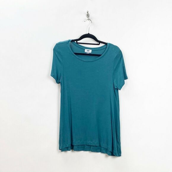2/$30 Old Navy Small Womens Teal Loose Fit Tee - Picture 1 of 7